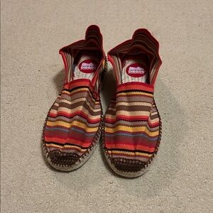 Multicolor Striped Espadrilles for Women